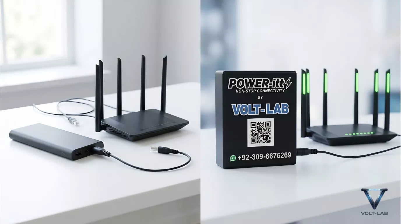 Router UPS vs Power Bank for WiFi: What's the Difference? – Volt-lab