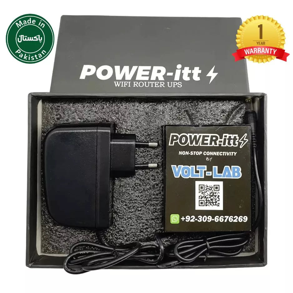Power-itt Mini Wifi Router UPS - Volt Lab