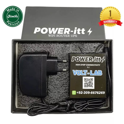 Power-itt Mini Wifi Router UPS - Volt Lab