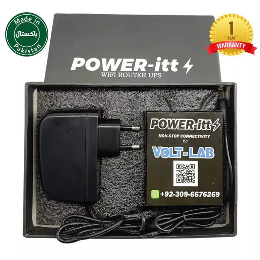 Power-itt Mini Wifi Router UPS - Volt Lab