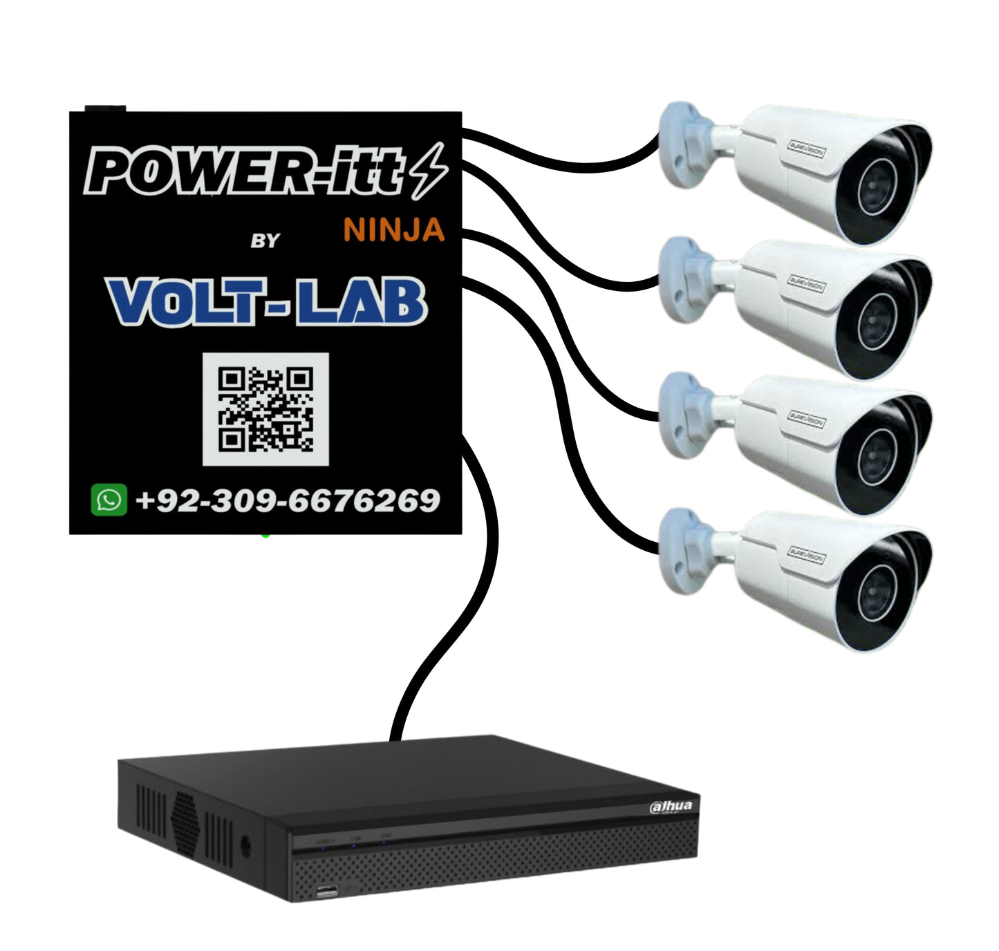 Power-itt Ninja for CCTV DVR backup