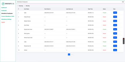 LOG-itt : Real-Time Attendance System